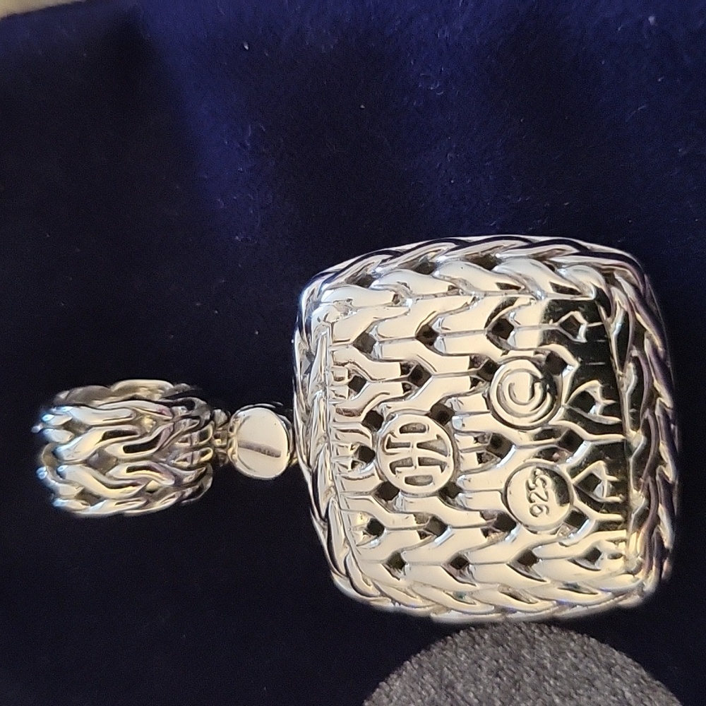 Authentic John Hardy Classic Chain Diamond Enhancer - Picture 3 of 4